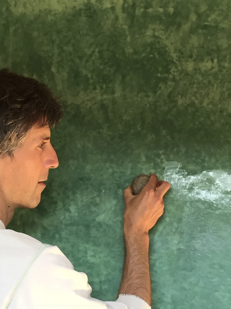 Jorge realization tadelakt green