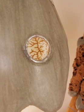 zoom lampe dahu ocre jaune JCL ocre ombre olivier vitraux