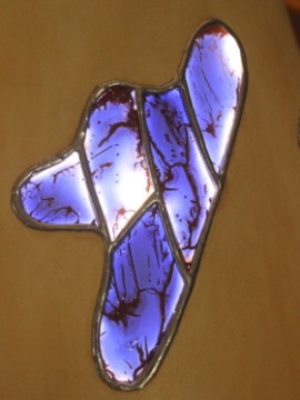 zoom vitraux lampe dromadaire abat jour conique tadelakt vitraux ocre claire