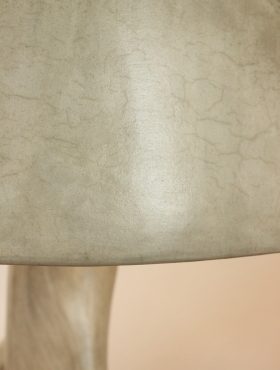 zoom estuque candeeiro gri gri com abajur em estuque de cal e vitrais