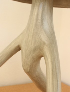 zoom lamp gri gri lampshade in tadelakt with stained glass