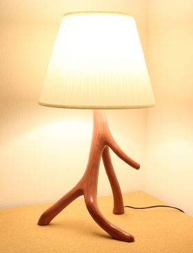 pearly Malaga ocher lime stucco lamp white lampshade