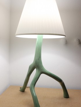 lamp oxalis lime stucco green chrome oxide and olive shadow