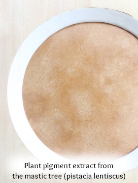 sample lime stucco pigment lacquer vegetable